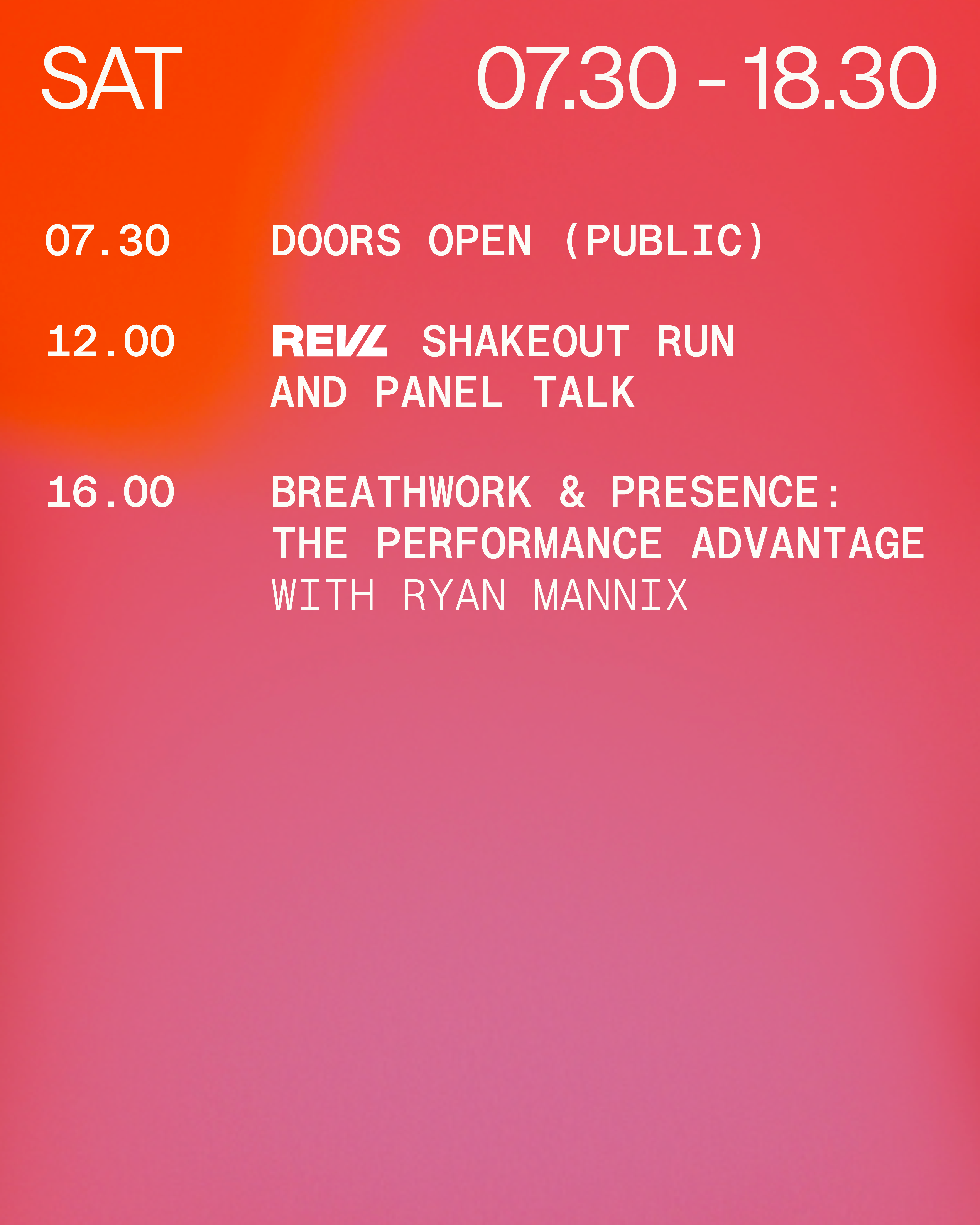 Schedule for SAT